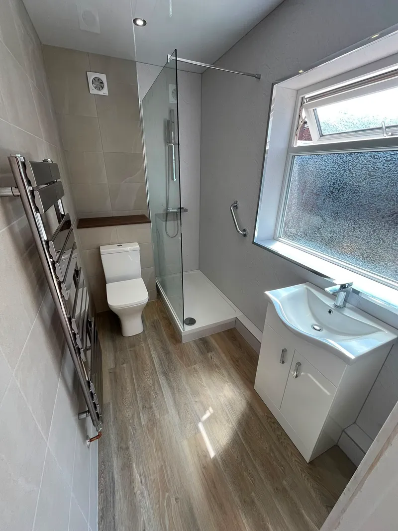 Downstairs bathroom in Pemberton, finished